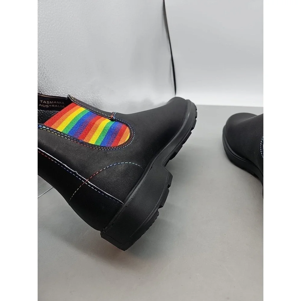 Blundstone 2105 Rainbow Chelsea Boots Leather US Men's Size 9‎  New